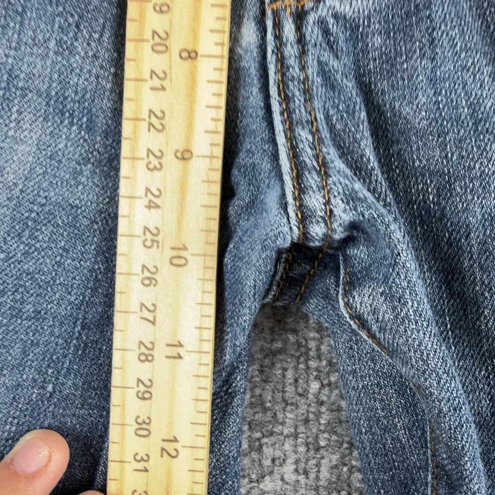 Lucky Brand Dungarees Jeans Mens 34x29 Blue Medium Wash Straight Denim Pants